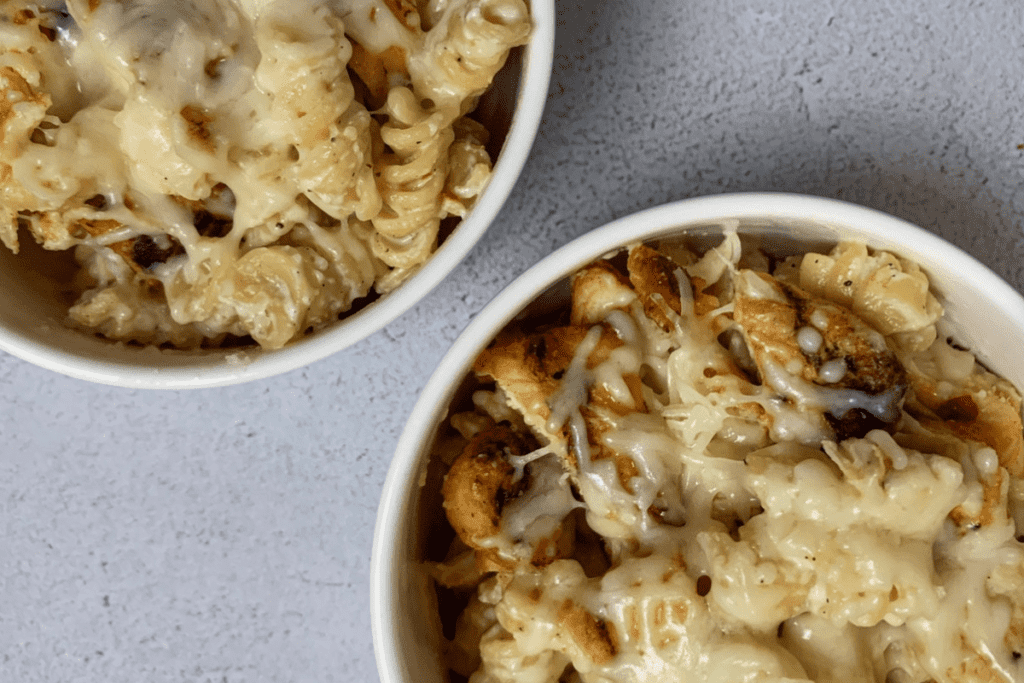 garlic pasta microwave mug meals