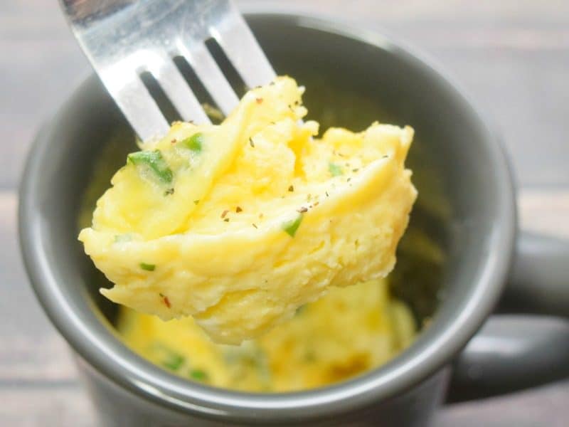 microwave mug meals scrambled eggs