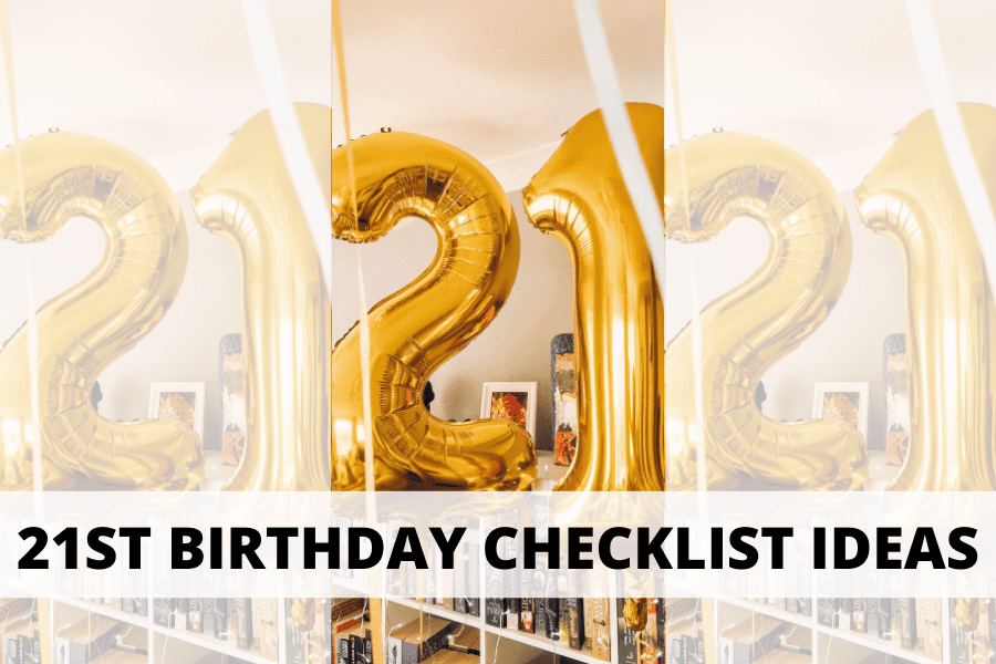 21st birthday checklist ideas