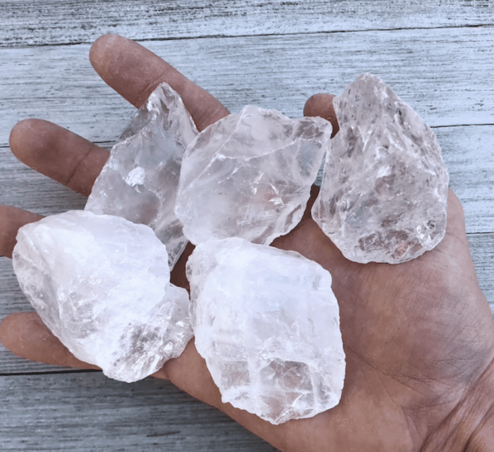 quartz crystals