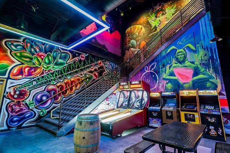 22nd birthday arcade bar