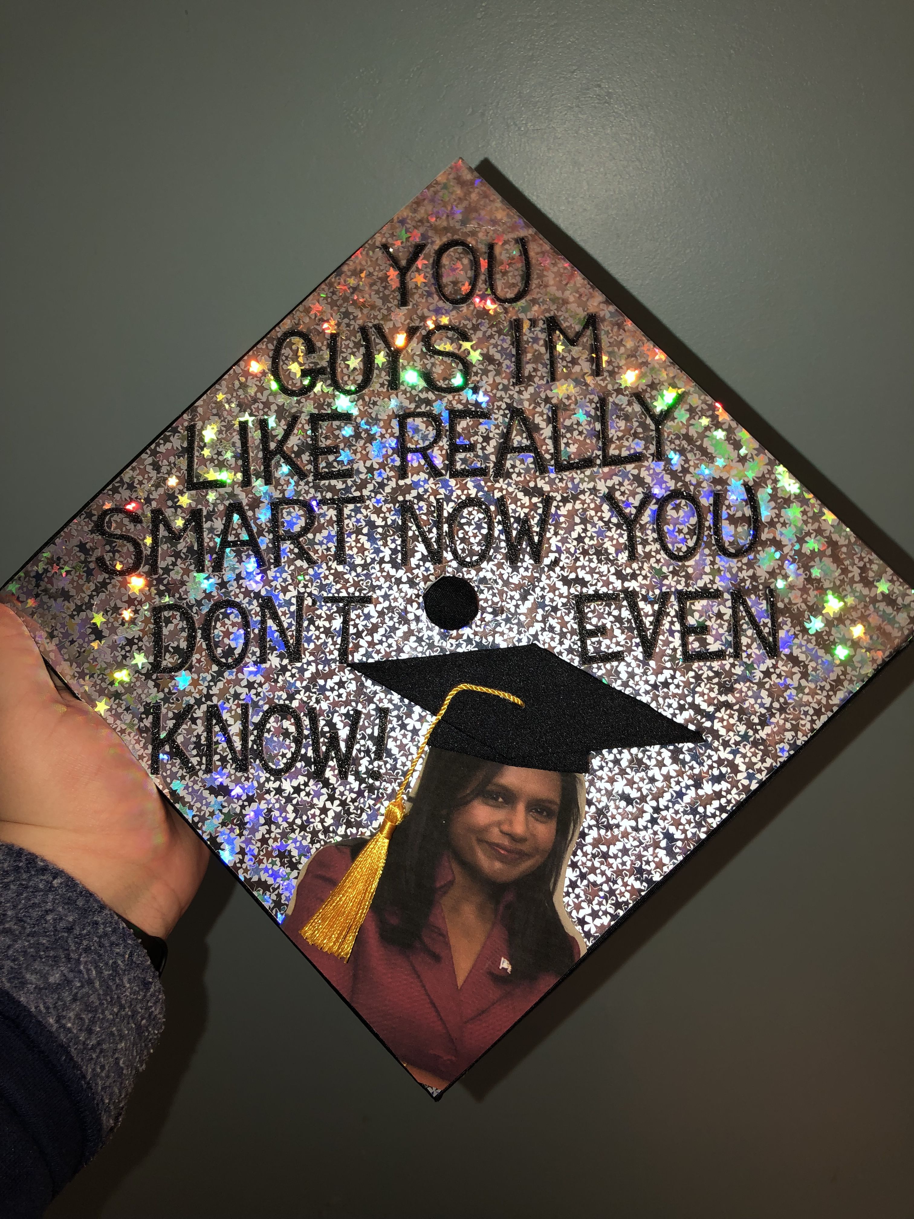 kelly from the office graduation cap design
