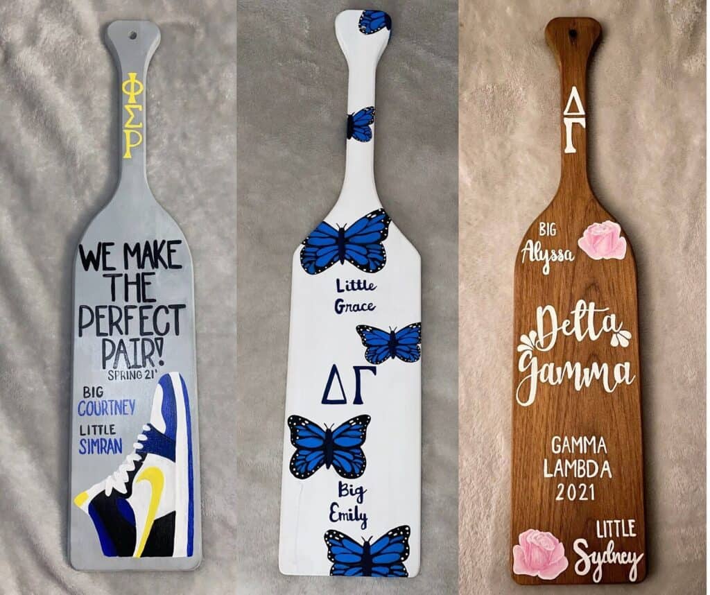 Butterfly sorority paddle  Sorority paddles, Sorority little, Sorority big  little