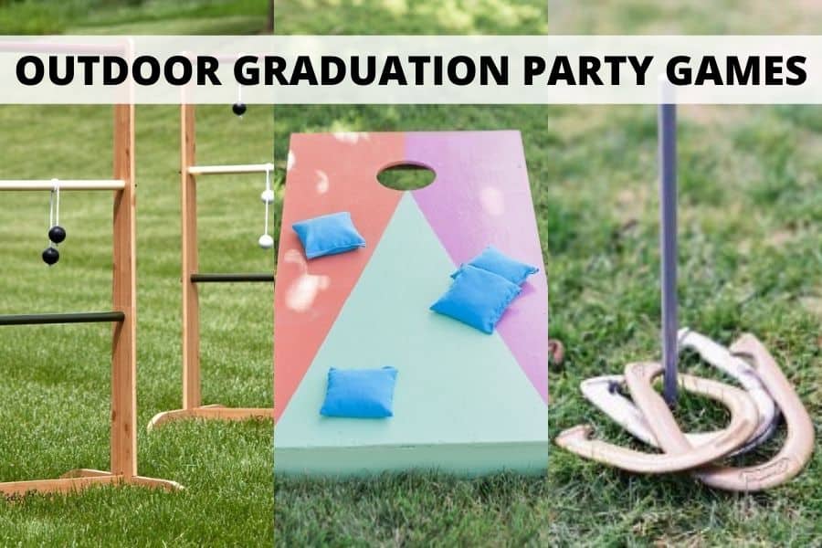 outdoor graduation party games