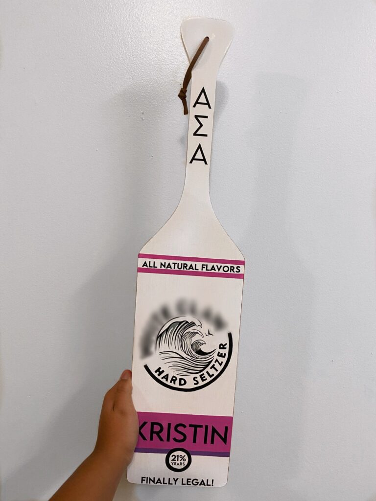 white claw paddle design