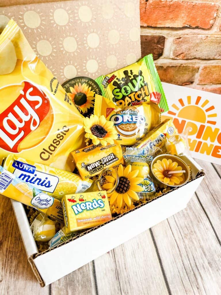 box of sunshine care package