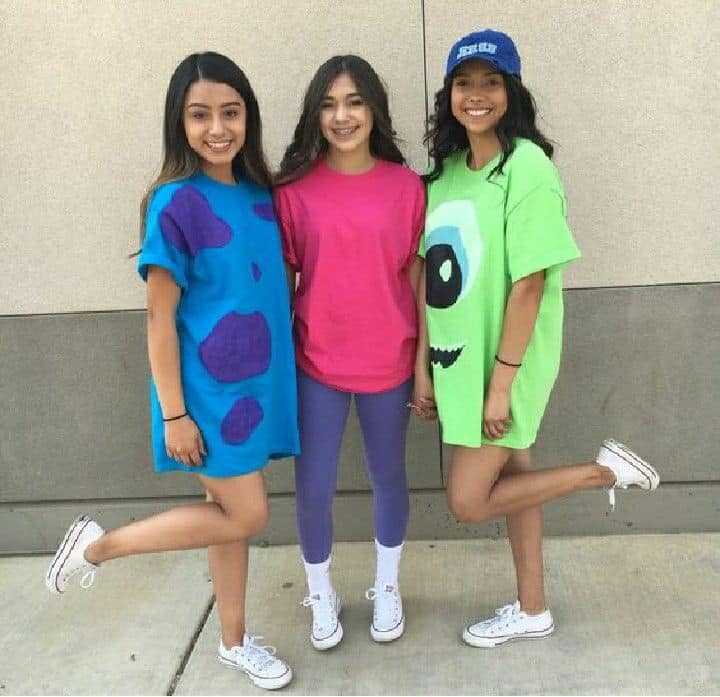 monsters inc trio halloween costumes