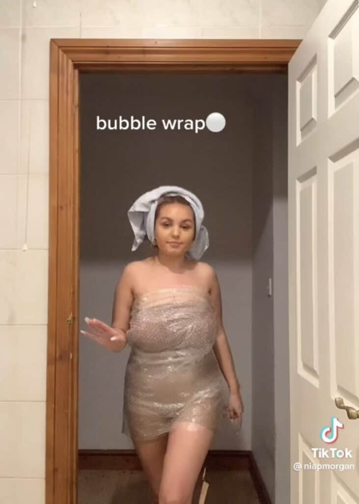 bubble wrap dress