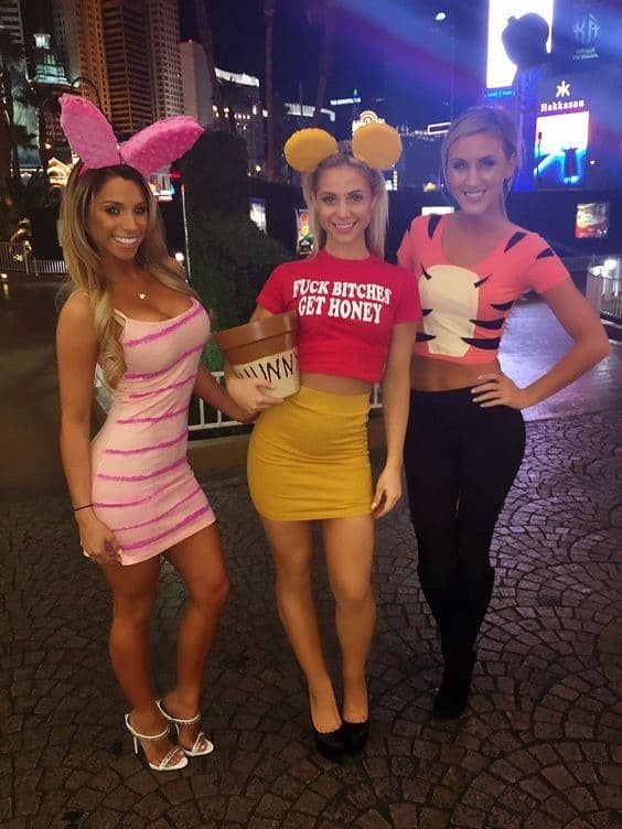 winnie the pooh trio group costume
