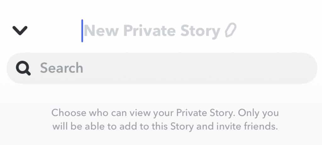 private story names