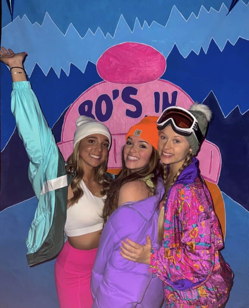 80s in Aspen party theme