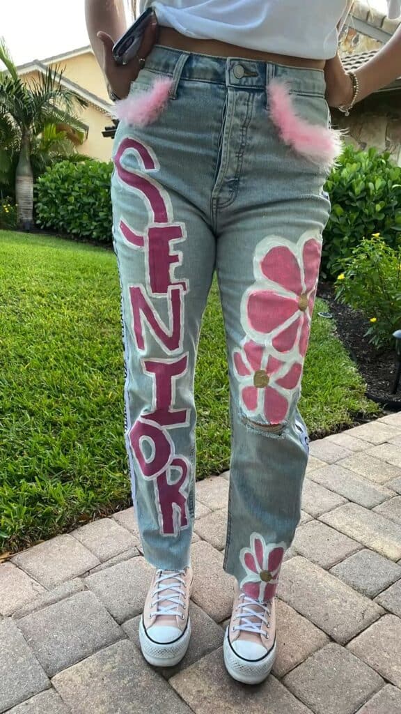 girly senior jeans