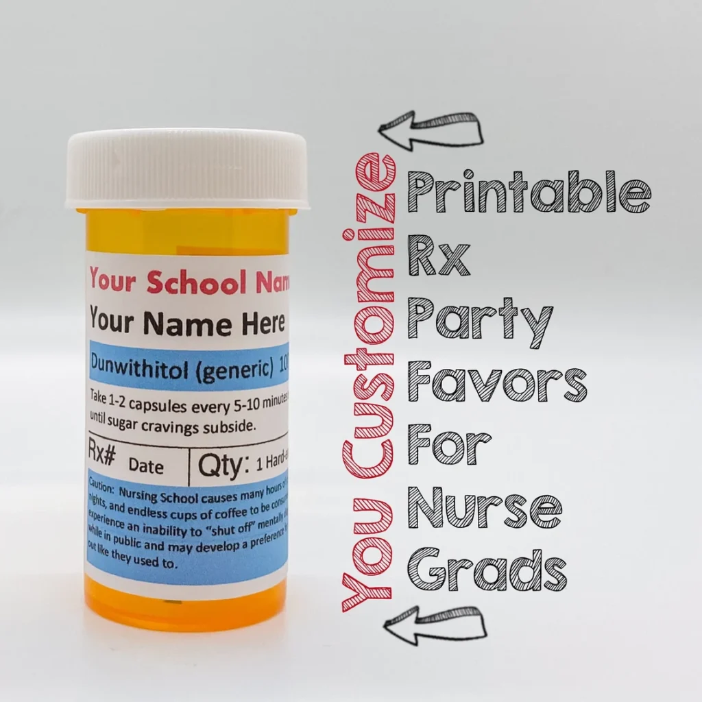 pill bottle label