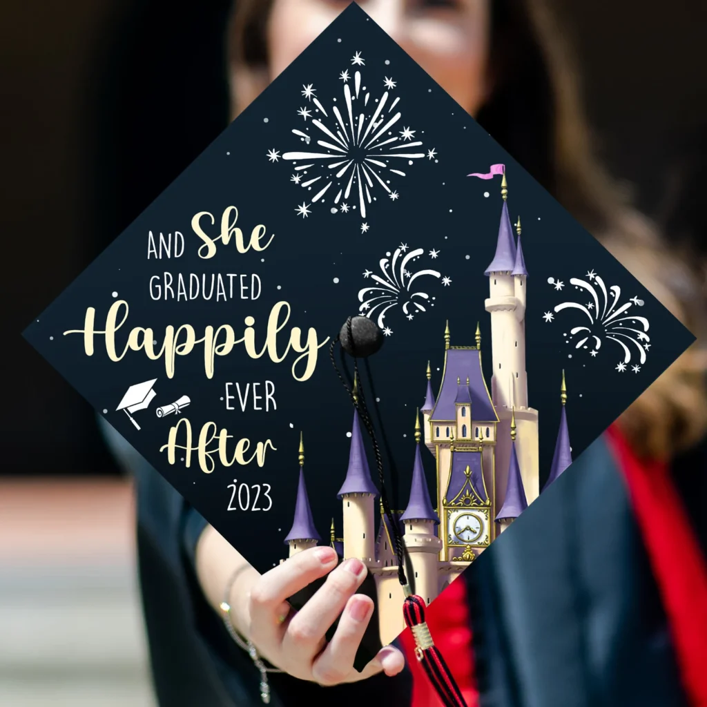 disney graduation cap design