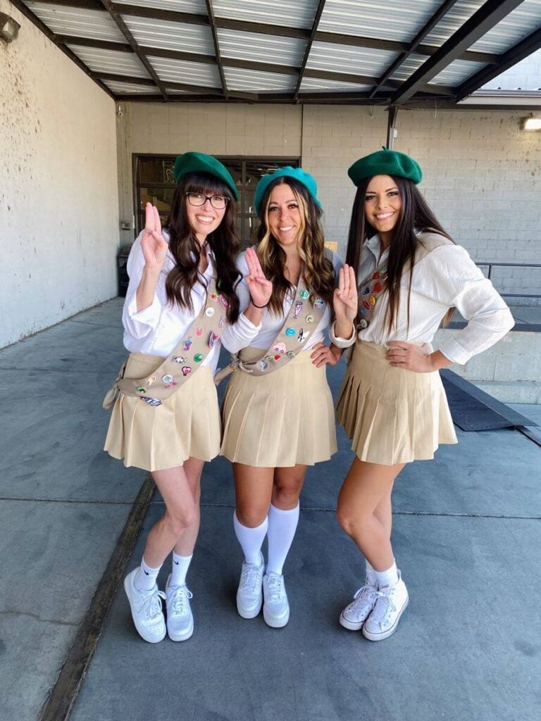 girl scouts group costume