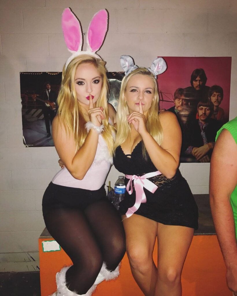 Regina and Karen mean girls costume idea for two blondes