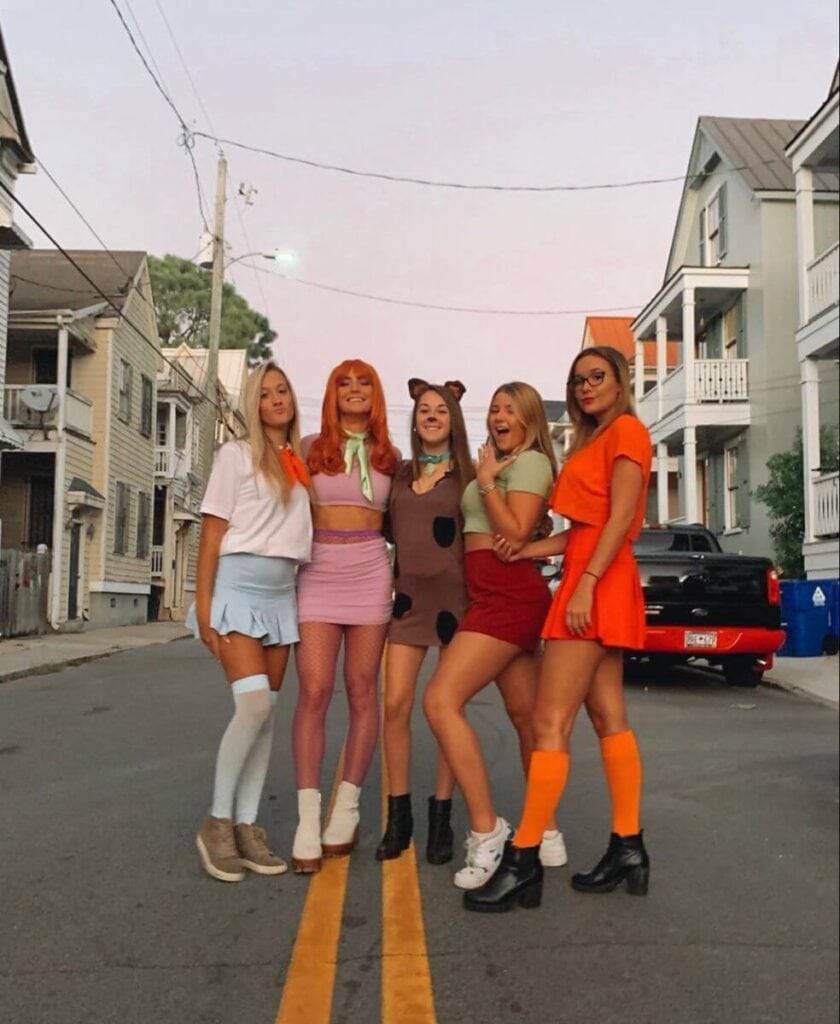 scooby doo group halloween costumes