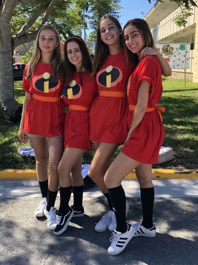 The incredibles group costume