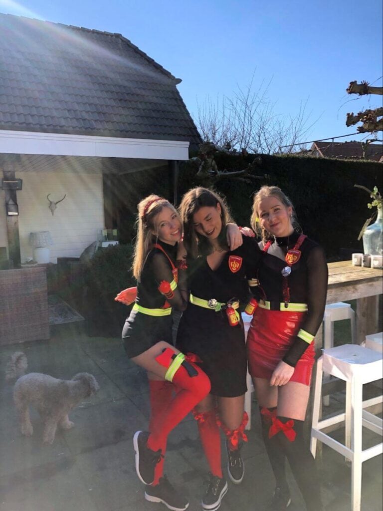 fire fighters group costume