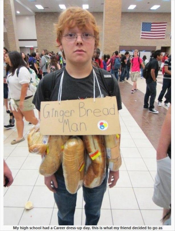 ginger bread man last minute costume