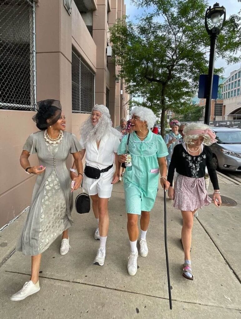 grannies group costume