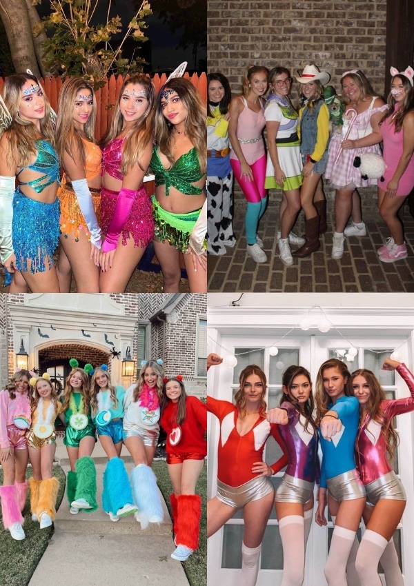 Barbie group halloween outlet costumes