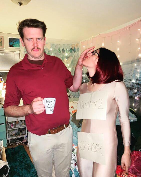 Ron Swanson costume for guys with a mustache