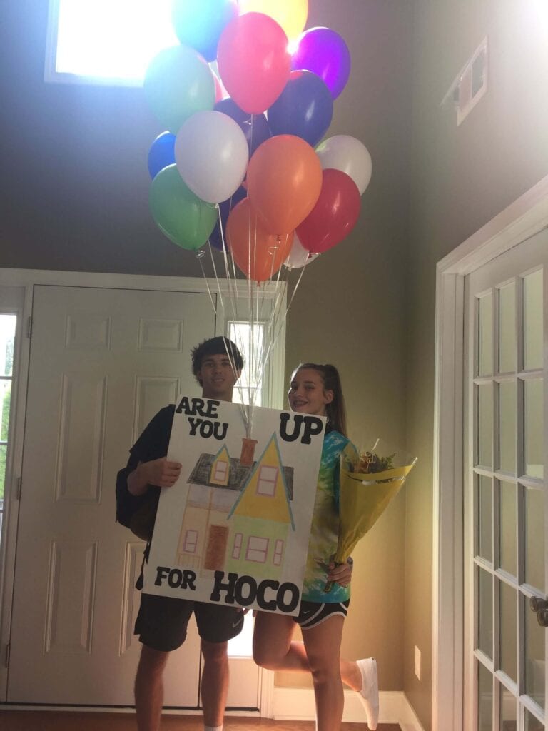 Up movie theme homecoming proposal