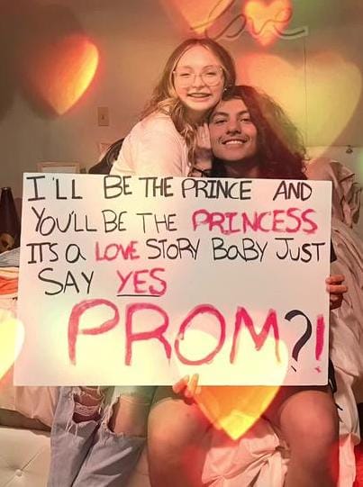 Love story lyrcs promposal