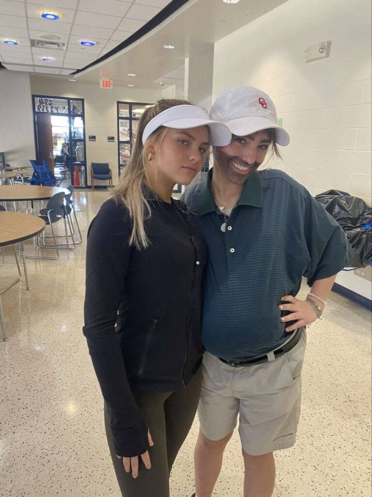 soccer mom and grill dad spirit week outfit