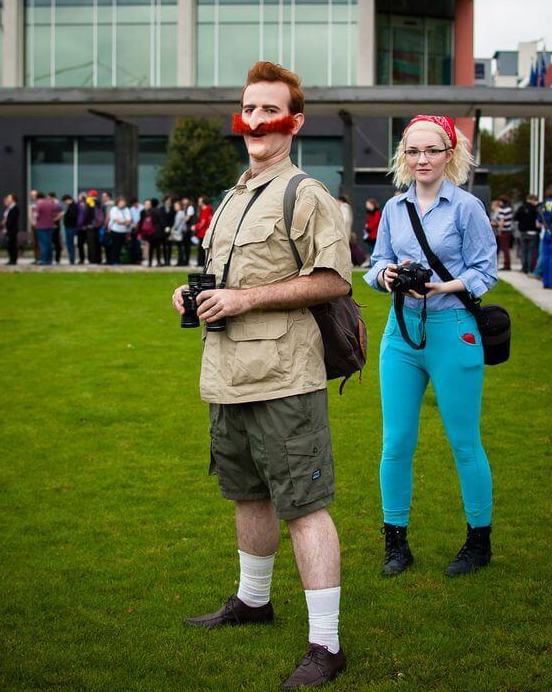 Nigell Thornberry costume for guys with a mustache