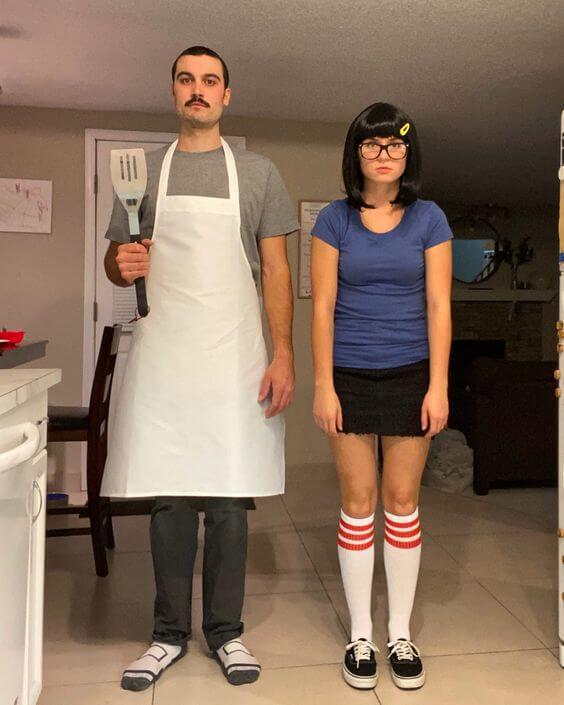 Bob's Burgers costume for guys with a mustache