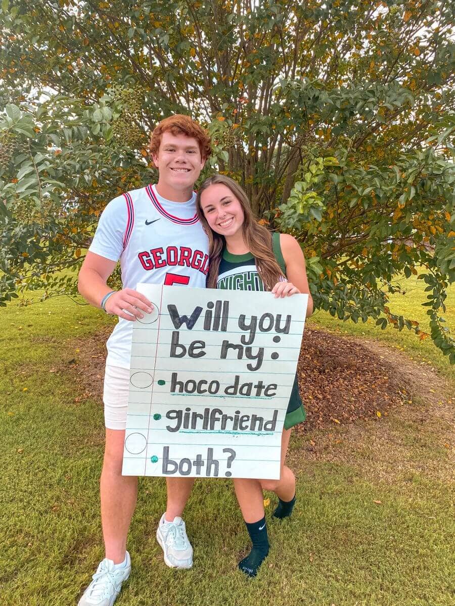 31 Cutest Homecoming Proposal Ideas To Make Them Say Yes   Homecoming Proposal Sign 1 