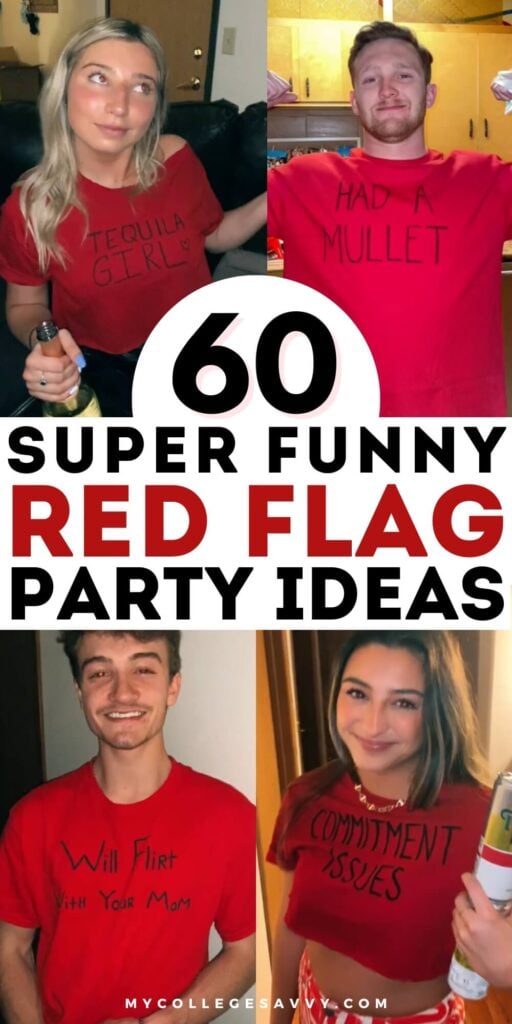 red flag party ideas