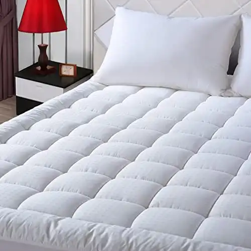 EASELAND Twin XL Mattress Pad Pillow Top Quilted