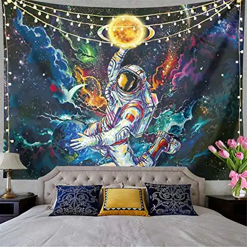 Trippy Astronaut Tapestry