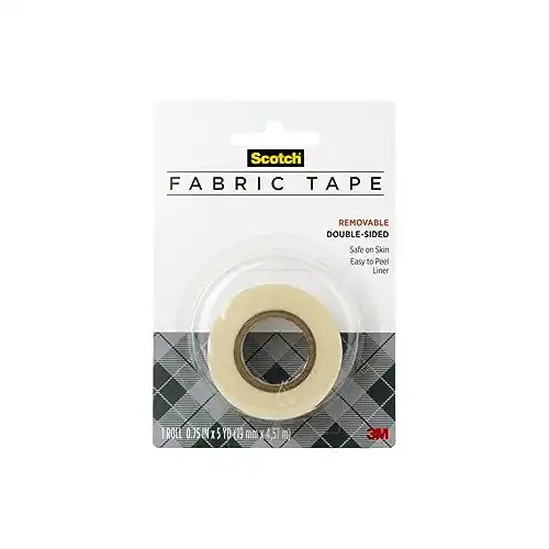 Scotch Removable Fabric Tape, Double Sided