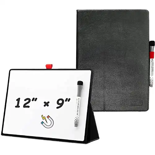 Portable Dry Erase Board, 12 x 9 Inch