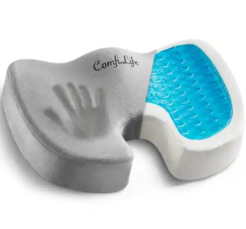 Memory Foam & Gel Seat Cushion