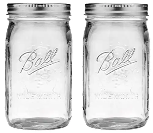 Wide Mouth Mason Jar, 32 oz