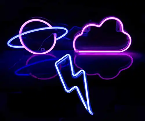 Decorative Neon Signs, 3pcs