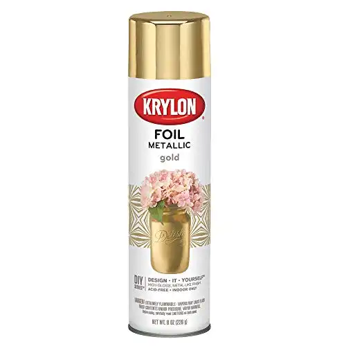 Krylon Premium Metallic Spray Paint, Gold Foil