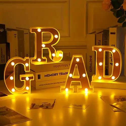 Grad LED Marquee Letter Lights