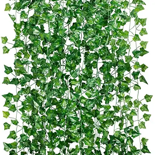 12 Pack Artificial Ivy Garland