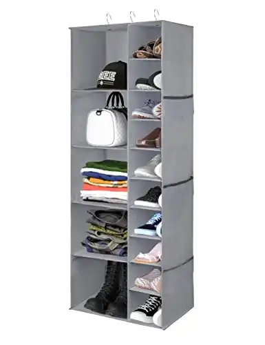 Hanging Closet Organizer For Clothes And Shoes