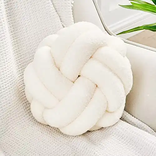 Knot Ball Pillow, 8"