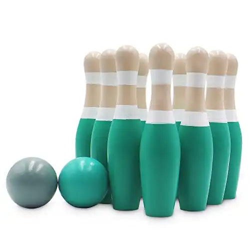 Sterling Sports Wooden Lawn Bowling Set