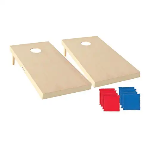 Triumph Sports Solid Wood Cornhole Set