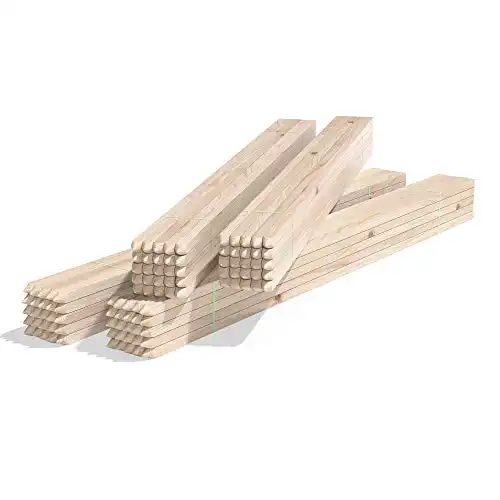 3 Ft. Wooden Garden Stakes (25 Pack)